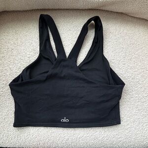 ALO Airbrush Real Bra Tank black